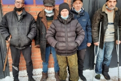 в Отдел полиции 4 Ленинского р-на привезли Костина Н. Чупахина А. Айметова А. Татаева П. Муллаярова Н. для подачи заявления об утере паспорта