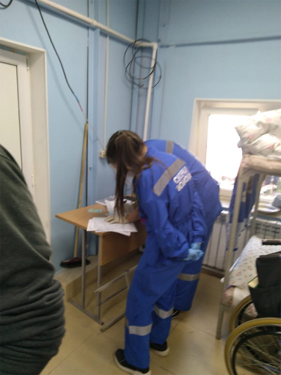 В 9.30 вызов скорой помощи Карпачеву Б. Констатировали факт смерти