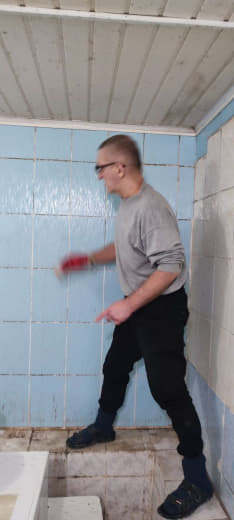 чистка душевой